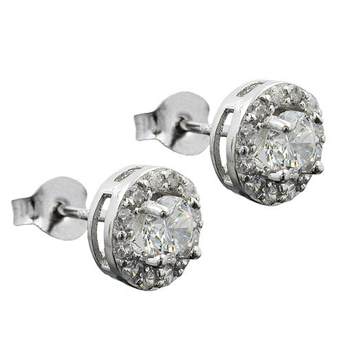 Ohrstecker Zirkonia Silber 925