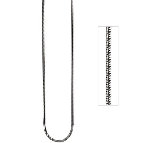 Schlangenkette 925 Silber 3 1 mm 45 cm Halskette Kette Silberkette Karabiner