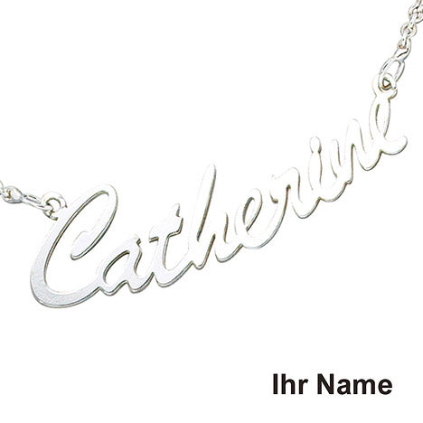 Collier Name 925 Sterling Silber 43 cm Namens-Kette Halskette