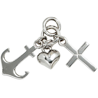 Kinder Anhänger Glaube Liebe Hoffnung 925 Sterling Silber Kinderanhänger