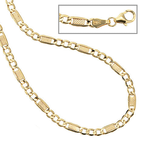 Halskette Kette 333 Gold Gelbgold 45 cm Goldkette Karabiner