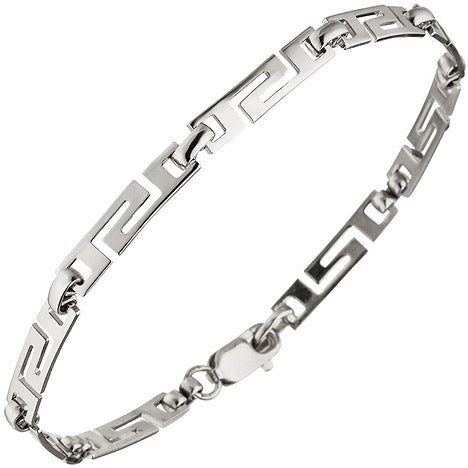 Armband 925 Sterling Silber rhodiniert 20 cm Silberarmband Karabiner