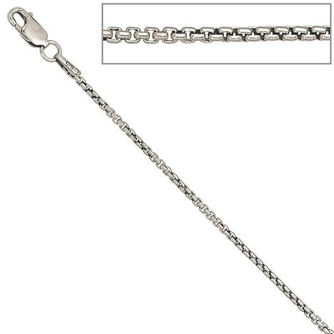 Venezianerkette 925 Silber 1 6 mm 36 cm Halskette Kette Silberkette Karabiner