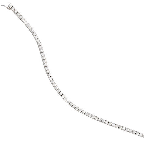 Armband 750 Gold Weißgold 68 Diamanten Brillanten 3 53ct. 18 cm Weißgoldarmband