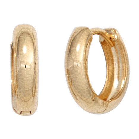 Creolen rund 333 Gold Gelbgold Ohrringe Goldohrringe Goldcreolen