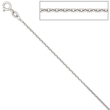 Ankerkette 925 Silber 1 5 mm 42 cm Halskette Kette Silberkette Federring