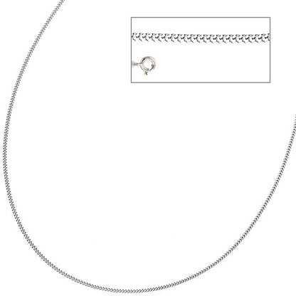 Panzerkette 925 Sterling Silber 1 7 mm 36 cm Halskette Kette Silberkette