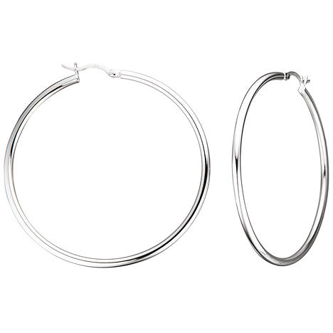 Creolen rund 925 Sterling Silber Ohrringe Silberohrringe Silbercreolen