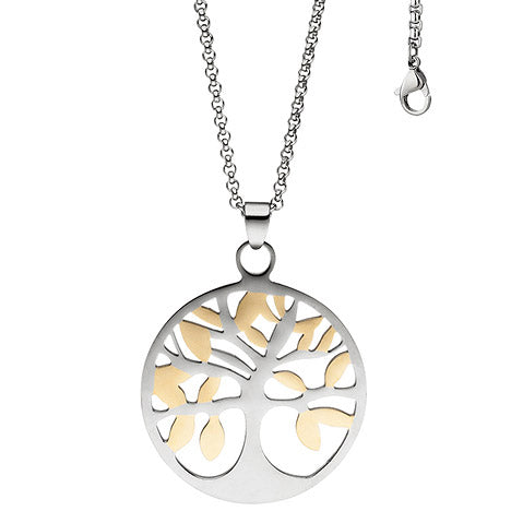 Collier Kette mit Anhänger Lebensbaum