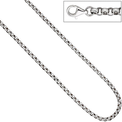 Erbskette 925 Sterling Silber 4 5 mm 45 cm Kette Halskette Silberkette Karabiner