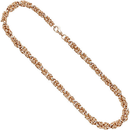 Collier Halskette 925 Sterling Silber rotgold vergoldet 50 cm Kette