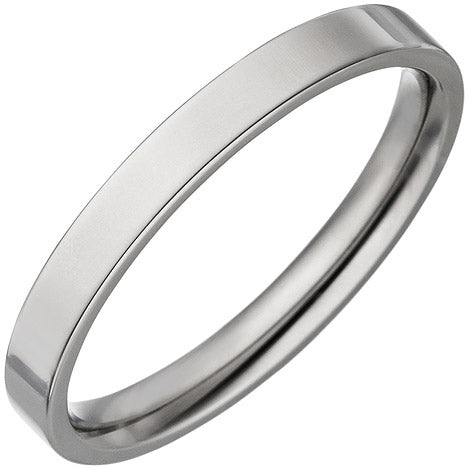 Partner Ring schmal aus Titan Partnerring Titanring