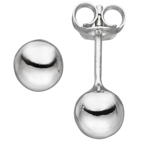 Ohrstecker Kugel 6 1 mm 925 Sterling Silber Ohrringe Kugelohrstecker