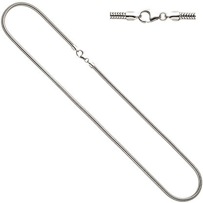 Schlangenkette 925 Sterling Silber 2 9 mm 50 cm Kette Halskette Silberkette