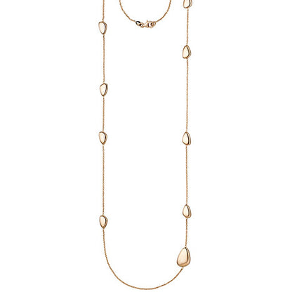 Halskette Kette 585 Gold Rotgold 90 cm Rotgoldkette Karabiner