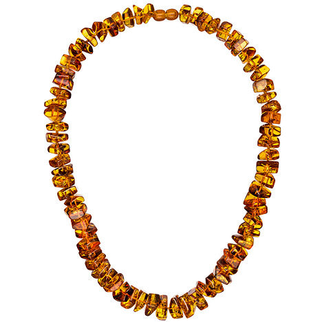 Kette Collier Bernstein Verlauf 50 cm Halskette Bernsteinkette Bernsteincollier