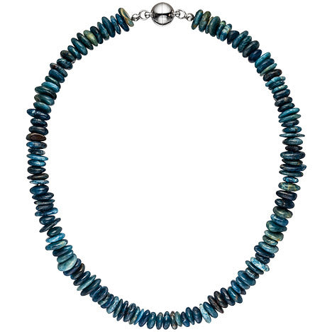 Halskette Kette Apatit 45 cm Apatitkette Steinkette Edelsteinkette