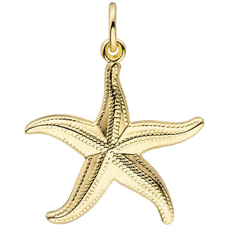 Anhänger Seestern 333 Gold Gelbgold Goldanhänger