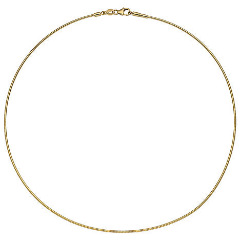 Halsreif 585 Gold Gelbgold 42 cm Goldkette Goldreif