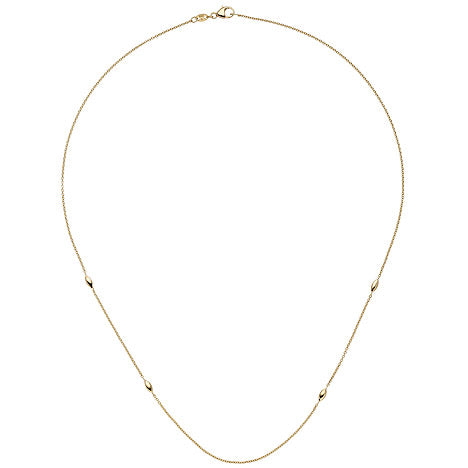 Collier Halskette 585 Gold Gelbgold 45 cm Kette Goldkette
