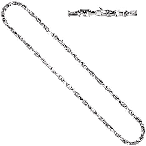 Halskette Kette 585 Gold Weißgold 55 cm Goldkette Fantasiekette