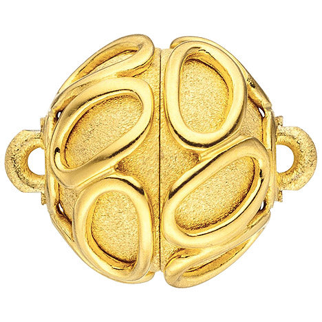 Kettenschließe Magnet-Schließe 925 Silber gold vergoldet Kettenverschließe