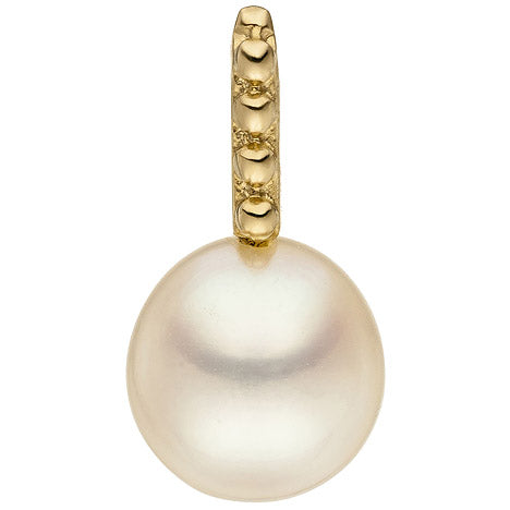 Anhänger 585 Gold Gelbgold 1 Süßwasser Perle Perlenanhänger