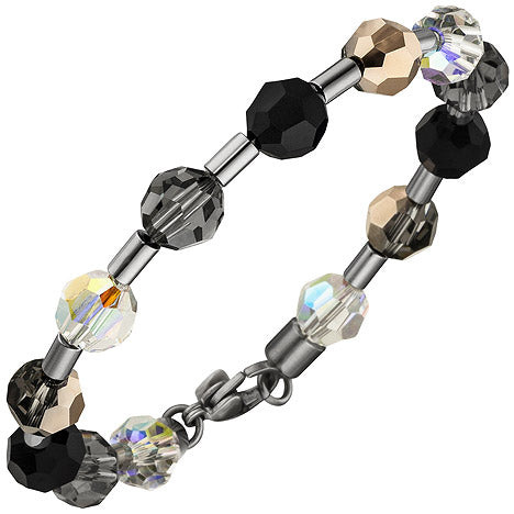 Armband SWAROVSKI® ELEMENTS mit Edelstahl 19 cm