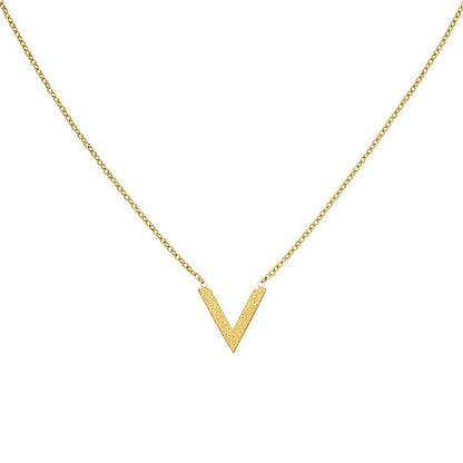 Collier Halskette Edelstahl goldfarben beschichtet 45 cm Kette