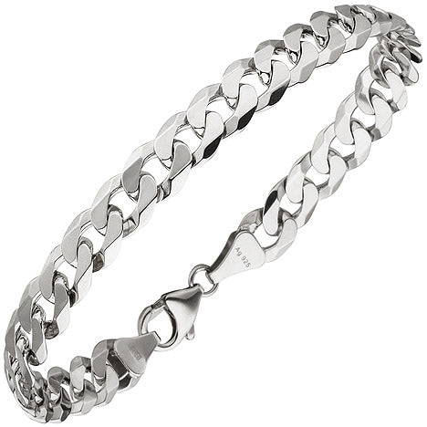 Panzerarmband 925 Sterling Silber 21 cm Armband Silberarmband