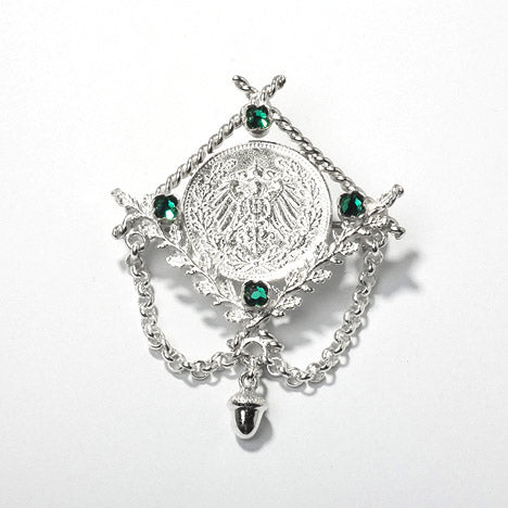 Brosche Tracht 835 Silber