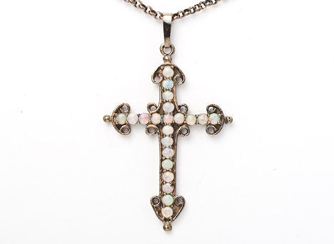 Collier Kette mit Anhänger Opal 925