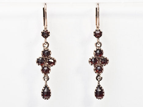 Ohrringe Granat 925
