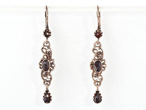 Ohrringe Granat 925
