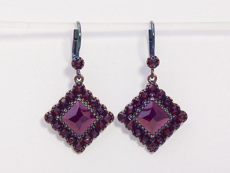 Ohrringe Granat 925