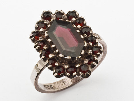 Ring Granat 925