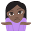 :shrug_tone5: 🤷🏿